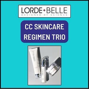 🌟HP🌟NIB Lorde + Belle 3-Step CC Skincare Regimen Trio 3-Pc Boxed Set MSRP $199